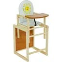 Стільчик і столик для годування з шкірозамінника Мася №2012
