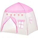 Каркасная палатка-домик Intex MR 1310-2 с тремя окнами-сетками, входом на завязках, розовая