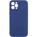 Чохол Epik Silicone Case Full Camera Protective AA NO LOGO для Apple iPhone 12 Pro 6.1 Синій/Deep navy