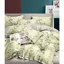 Комплект постельного белья Soho Flower Olive Grey Elle Евро 200x230 см оливково-серый (A130211)