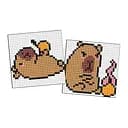 Алмазна мозаїка Капібара: Апельсин AMG1169 на самоклеючій основі 9x9 см