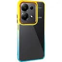 Чохол Epik TPU+PC Fresh sip series для Xiaomi Redmi Note 13 Pro 4G/Poco M6 Pro 4G/Note 14S Бірюзовий/Помаранчевий