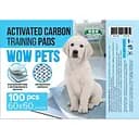 Пелюшки для тварин Wow Pets Аtivated Carbon Training Pads з активованим вугіллям 60 х 60 см 100 шт.