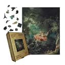 Деревянный фигурный пазл Качели, А2, Деревянная коробка 300+ элементов