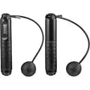 Розумна скакалка Gymtek Smart з дисплеєм і лічильником чорна