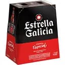 Упаковка пива Estrella Galicia Especial світле 5.5% 1.98 л (0.33 л x 6 шт.)