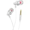 Навушники Hoco M90 Delight wired digital метал з мікрофоном білі