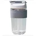 Склянка з кришкою Funjia double drinking glass 400 мл star gray