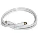 Антенный кабель-удлинитель ExtraDigital белый 75 Ом 1.5 м (KBV1793)