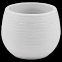 Горщик для квітів Serinova Colorful, 1.3 л, біло-сірий (ES05-KirliBeyaz)