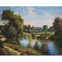 Алмазна мозаїка Ideyka Літній пейзаж ©Сергій Лобач AMO7279 40х50 см