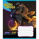 Зошит учнівський "Мотокрос" 012-520071L-4 в лінію, 12 аркушів