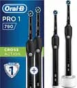 Подарочный набор Oral-B Электрическая зубная щетка Pro 1, черный