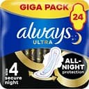 Гигиенические прокладки Always Ultra Secure Night (Размер 4) 24 шт.