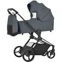 Дитяча універсальна коляска-книжка 2 в 1 El Camino ME 1091-1 Persona Rock Gray з реверсивним блоком і капюшоном XXL