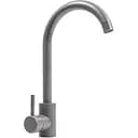 Змішувач кухонний Platinum NS01 (3008A-NA) поворотний одноважільний з нержавіючої сталі сірий мусон