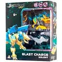 Дитячий ігровий набір Screechers Wild S5 L1 запускач-бластер та машинка-трансформер Солент EU686114  