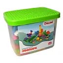 Конструктор Зоопарк 013888/40 в пластиковом боксе 272 детали