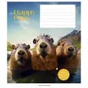 Зошит учнівський Школярик Wild selfie 018-3352L-5 в лінію 18 аркушів 