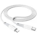 Кабель Hoco X70 Ferry PD charging data cable Type-C to Lightning Білий