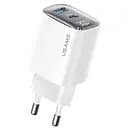 МЗП Usams US-CC229 GaN Digital Display XC Ser. 30W (1USB-A/1C) White