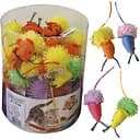 Игрушка для кошек Croci Мышь-балерина 6 см в ассортименте 1 шт.