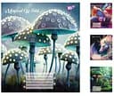 Тетради ученические 18 листов клетка. YES Magical world, 25 шт. в упаковке