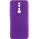 Чехол TPU GETMAN Liquid Silk Full Camera для Xiaomi Redmi 8 Фиолетовый / Purple