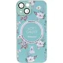 Чохол Epik TPU+PC Secret Garden with MagSafe для Apple iPhone 15, 6.1 Mint