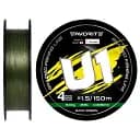 Шнур Favorite U1 PE 4x 150 м (dark green) 1.5/0.209 мм 20 lb/9.0 кг