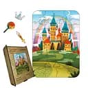 Пазл деревянный Сказочная крепость, А3, картонная коробка 200 элементов