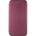 Кожаный чехол-книжка Classy для Xiaomi Redmi 8 Бордовый