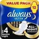 Гігієнічні прокладки Always Ultra Secure Night (Розмір 4) 12 шт.