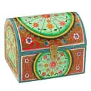 Скриня в індійському стилі J-Line дерев'яна різнокольорова (50557)