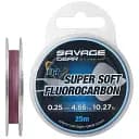 Флюорокарбон Savage Gear Super Soft EGI 25 м 0.25 мм 4.66 кг Pink