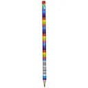 Карандаш Yes Rainbow с четырехцветным грифелем, треугольный (290575)