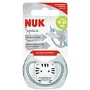 Пустышка ортодонтическая Nuk Space Зебра pазмер 3 силиконовая (3952623)