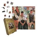 Деревянная фигурная головоломка Христианская Семья, А3, Деревянная коробка 200 элементов