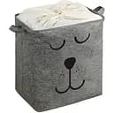 Корзина Idea Home LY-01 Puppy 45x30x45 см серая (LY-01 квад. ткан. з/кр Puppy)
