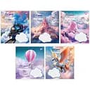 Зошити учнівські 12 аркушів коса лінія Yes Let your dreams, 25 шт. в упаковці