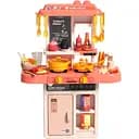 Детская игровая кухня Limo Toy 889-258 с паром, светом, звуком и аксессуарами 43 предмета 63x22x45.5 см