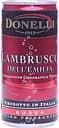 Вино Игристое Donelli Lambrusco Emilia, красное, полусладкое, 7,5%, 0,2 л (716931)
