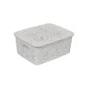 Корзина для хранения Kornel пластиковая с крышкой в ​​ассортименте 25 х 20 х 10 см (8117)