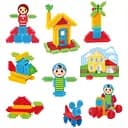 Конструктор Dede Cactus 75 элементов (3311)