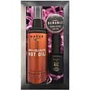 Набір Mayur Догляд за тілом, губами та нігтями: масажна олія 120 мл + скраб для губ 15 г + олія для кутикули та нігтів 15 мл