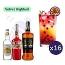 Коктейль Velvet Highball (набор ингредиентов) х16 на основе Black Velvet Blended Canadian Whisky