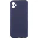 Чохол TPU Getman Liquid Silk Full Camera для Samsung Galaxy A04 Синій / Midnight Blue