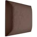 Стінова панель, оксамитове узголів'я ліжка, коричнева 30*30*4 см