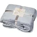 Плед Ярослав флісовий 220х200 см сірий (44137)