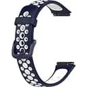 Ремінець Becover Vents Style для Huawei Band 7/Honor Band 7 Blue-White (709442)